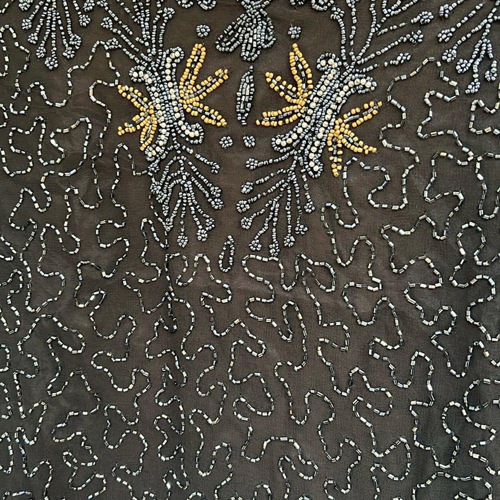 Vintage Embroidered Beaded Top - Picture 2 of 6